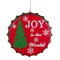Northlight 12&#x22; Red and Green Joy to the World Christmas Wall Decor